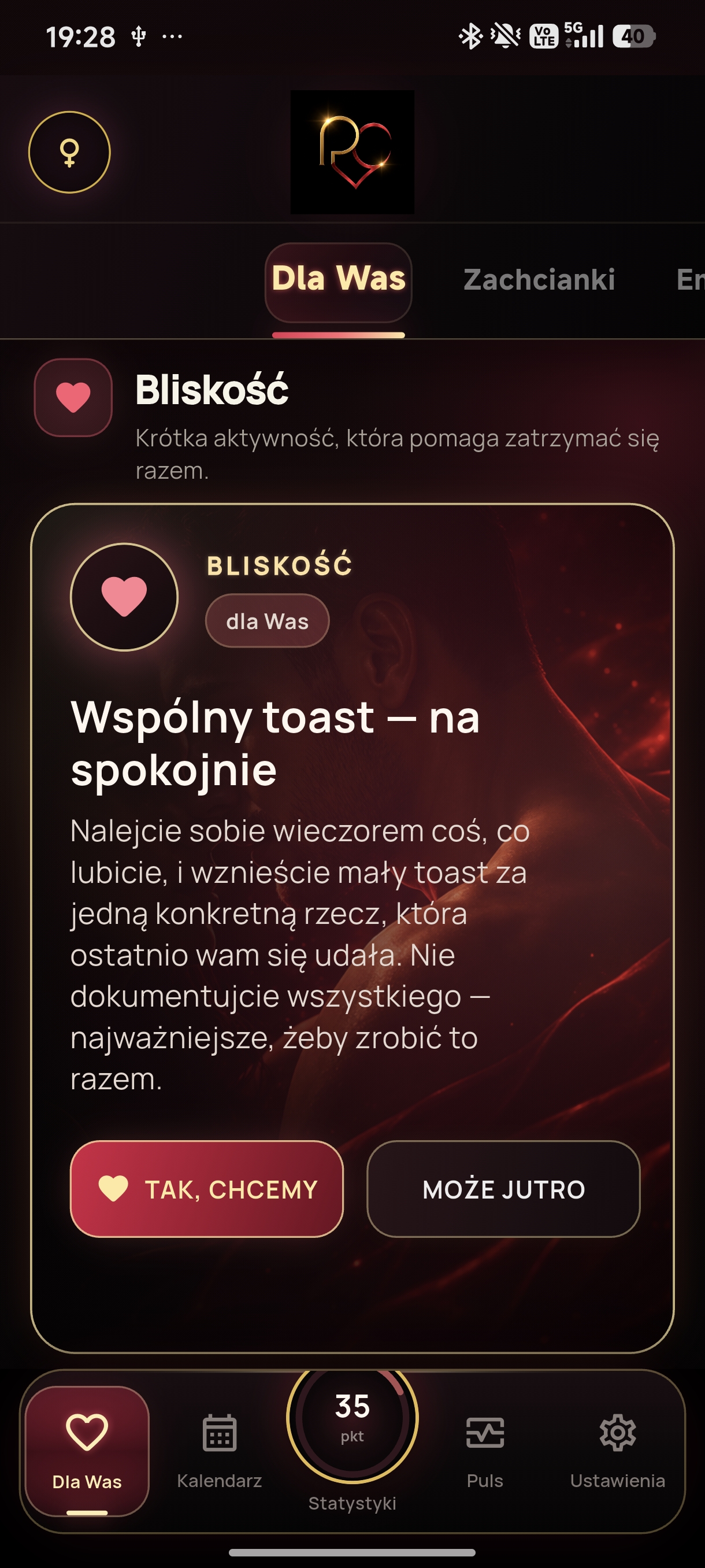 Bliskość i wyzwanie